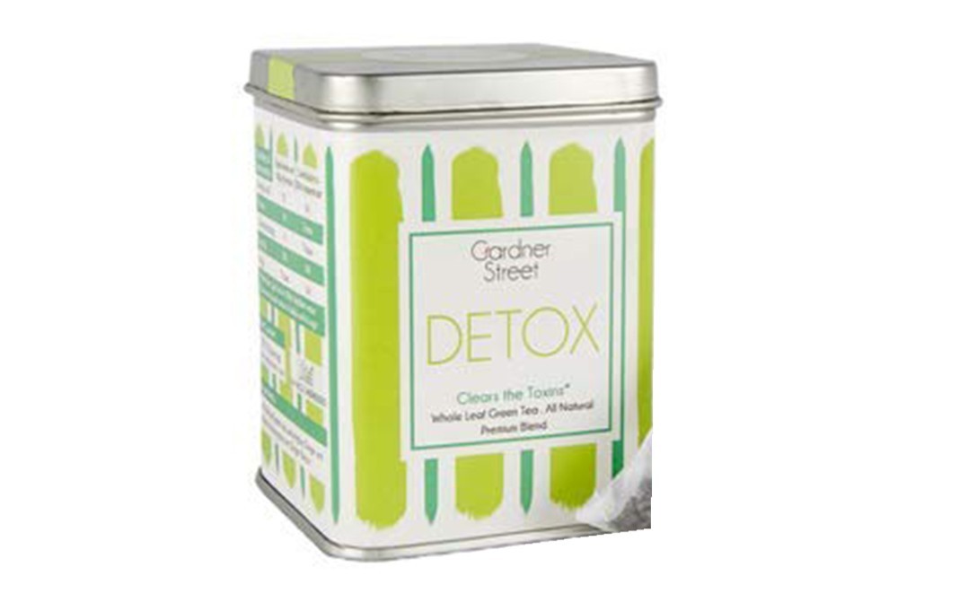 Gardner Street Detox Clears the Toxins Whole Leaf Green Tea   Container  20 pcs